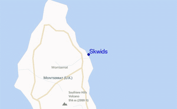 mappa di localizzazione di Skwids