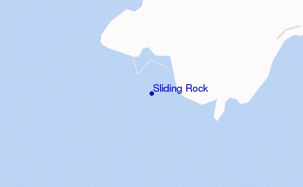 mappa di localizzazione di Sliding Rock