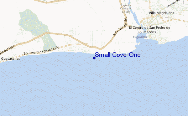 mappa di localizzazione di Small Cove-One