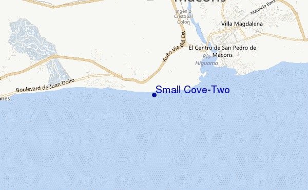 mappa di localizzazione di Small Cove-Two