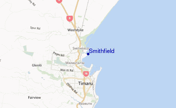 mappa di localizzazione di Smithfield