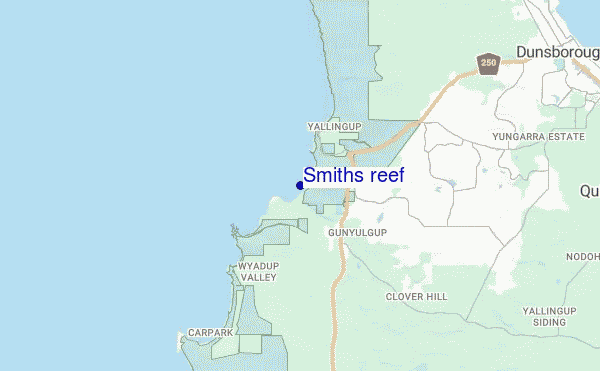 mappa di localizzazione di Smiths reef