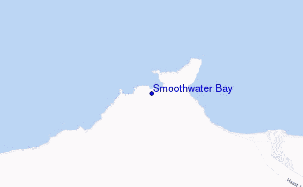 mappa di localizzazione di Smoothwater Bay