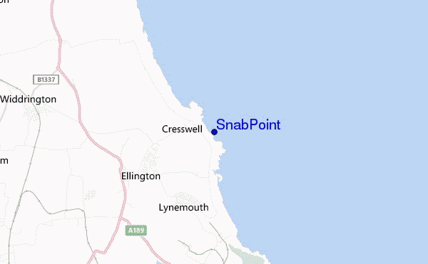 mappa di localizzazione di Snab Point