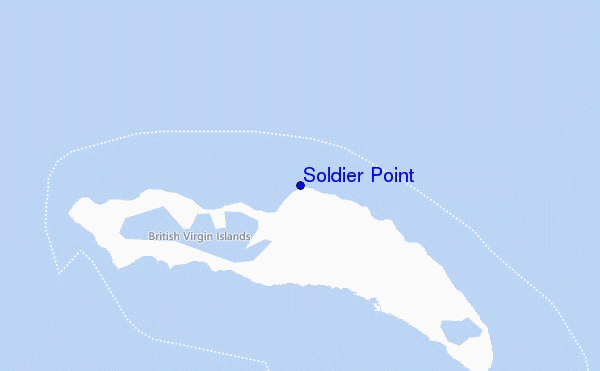 mappa di localizzazione di Soldier Point