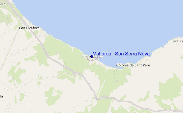 mappa di localizzazione di Mallorca - Son Serra Nova