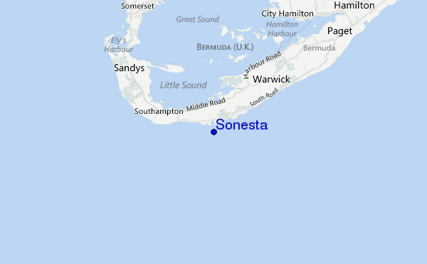 mappa di localizzazione di Sonesta