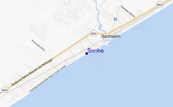 mappa di localizzazione di Sonho