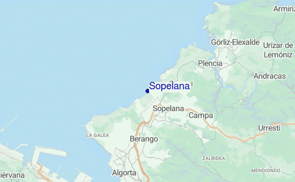 mappa di localizzazione di Sopelana