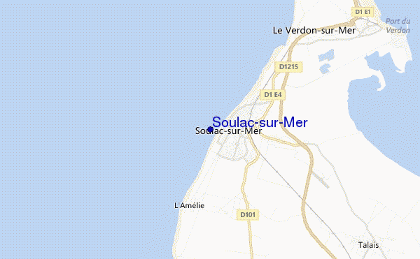 mappa di localizzazione di Soulac-sur-Mer
