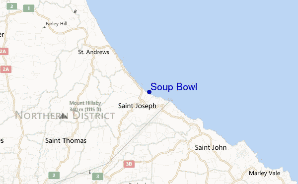 mappa di localizzazione di Soup Bowl