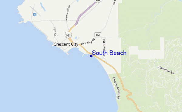 mappa di localizzazione di South Beach