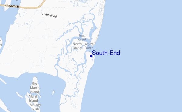mappa di localizzazione di South End