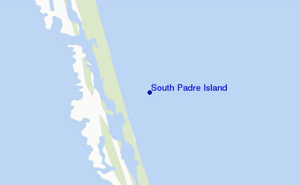 mappa di localizzazione di South Padre Island