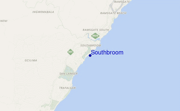 mappa di localizzazione di Southbroom