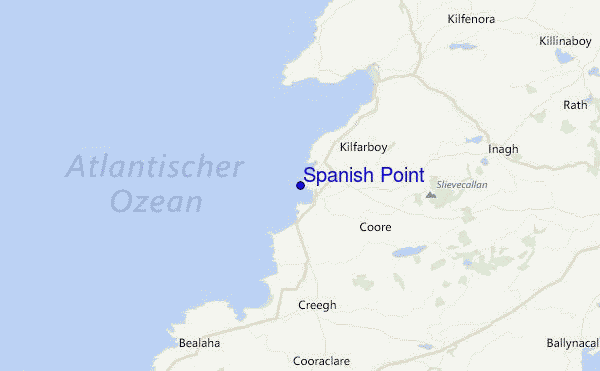 Spanish Point Location Map