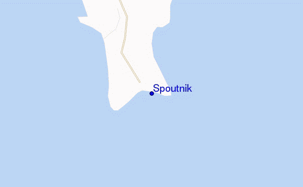 mappa di localizzazione di Spoutnik