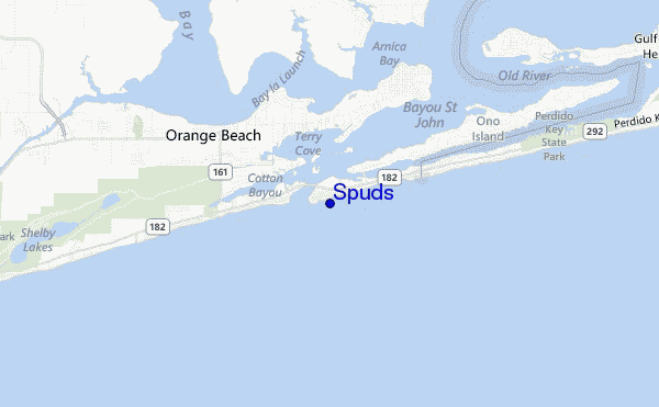 mappa di localizzazione di Spuds