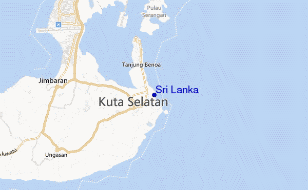 mappa di localizzazione di Sri Lanka