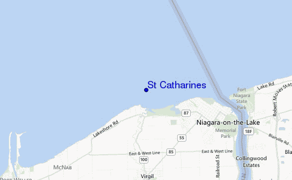 mappa di localizzazione di St Catharines
