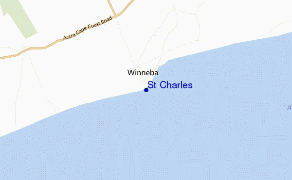 mappa di localizzazione di St Charles