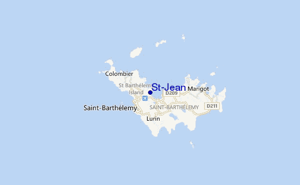 mappa di localizzazione di St-Jean