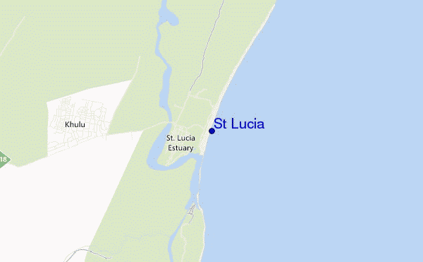 mappa di localizzazione di St Lucia