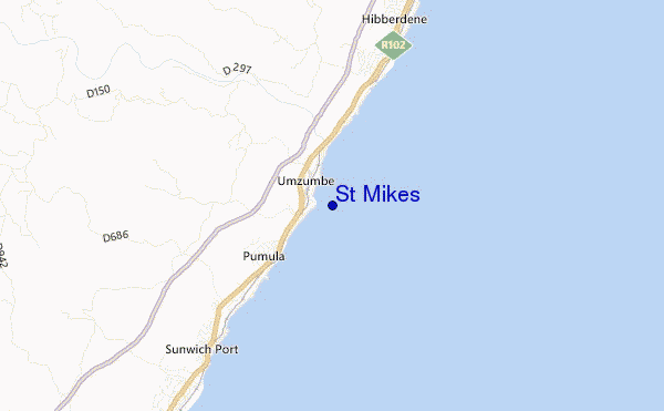mappa di localizzazione di St Mikes