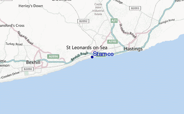 mappa di localizzazione di Stamco