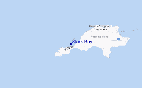 mappa di localizzazione di Stark Bay