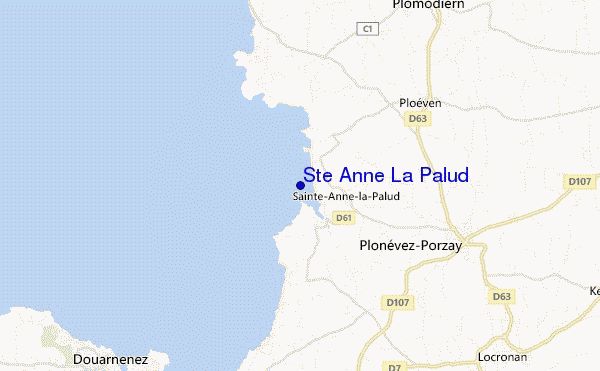 mappa di localizzazione di Ste Anne La Palud