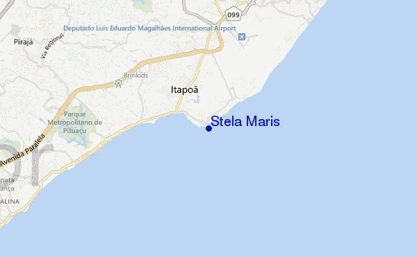 mappa di localizzazione di Stela Maris