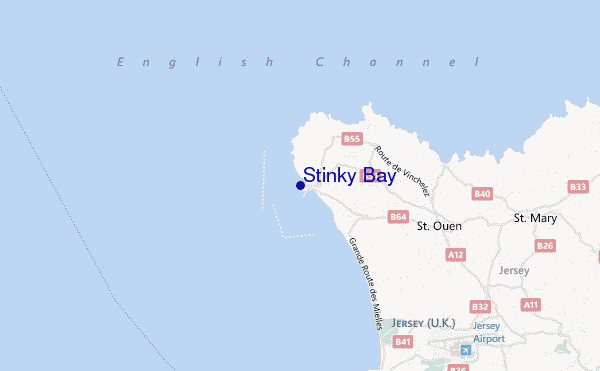 mappa di localizzazione di Stinky Bay