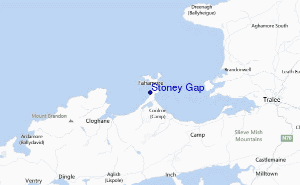 Stoney Gap Location Map