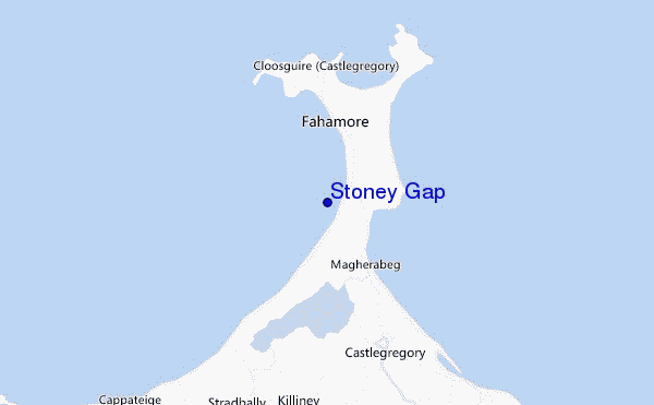 mappa di localizzazione di Stoney Gap