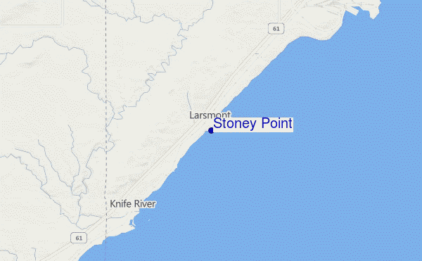 mappa di localizzazione di Stoney Point