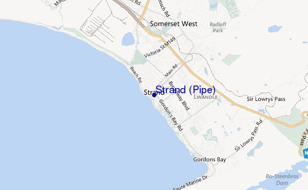 mappa di localizzazione di Strand (Pipe)