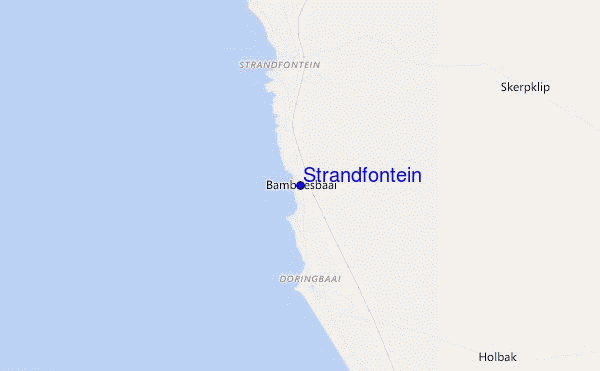 mappa di localizzazione di Strandfontein