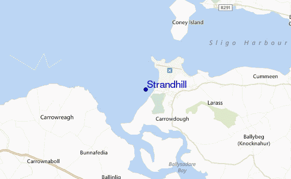 mappa di localizzazione di Strandhill