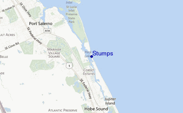 mappa di localizzazione di Stumps