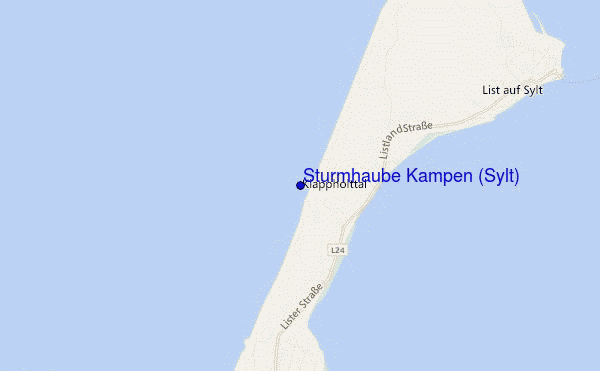 mappa di localizzazione di Sturmhaube Kampen (Sylt)