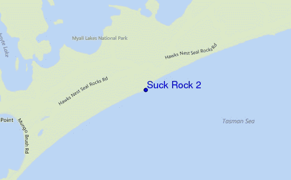mappa di localizzazione di Suck Rock 2