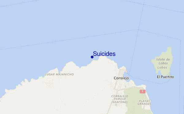 mappa di localizzazione di Suicides
