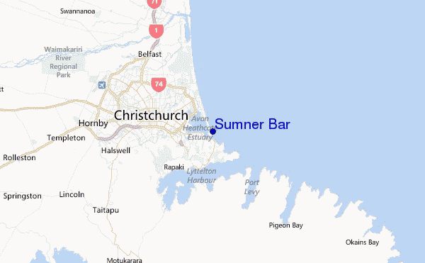 Sumner Bar Location Map