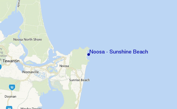 mappa di localizzazione di Noosa - Sunshine Beach