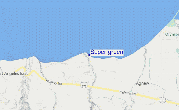 mappa di localizzazione di Super green