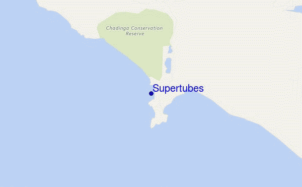 mappa di localizzazione di Supertubes