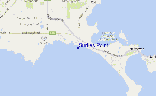 mappa di localizzazione di Surfies Point