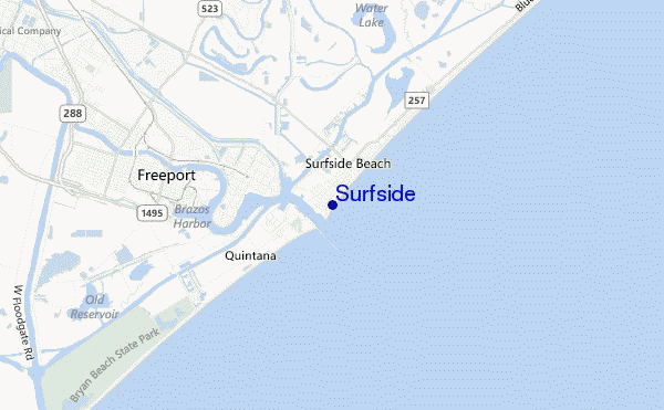 mappa di localizzazione di Surfside