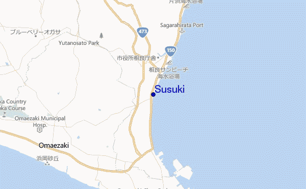 mappa di localizzazione di Susuki